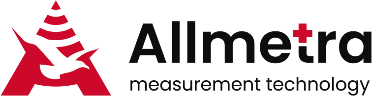 Das Allmetra Logo, ein Vogel in einem A neben Allmetra AG